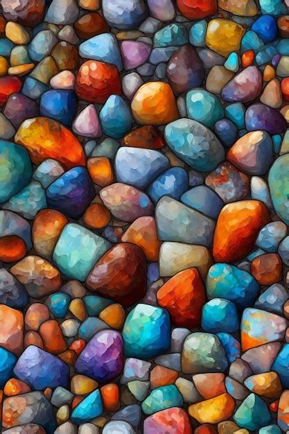 Premium Photo Colorful Stones Background Colorful Stone Texture