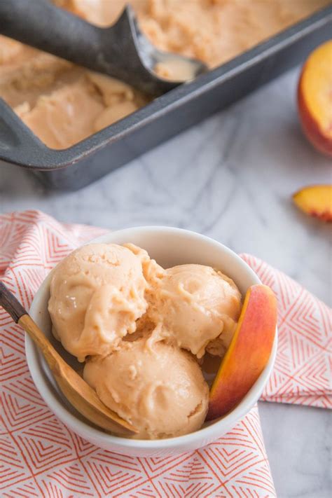 Recipe Fresh Peach Frozen Yogurt Dessert Recipes From The Kitchn