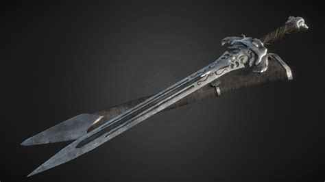 Beyond Skyrim Silver Sword 3d Model By Joannerigt A824e02 Sketchfab