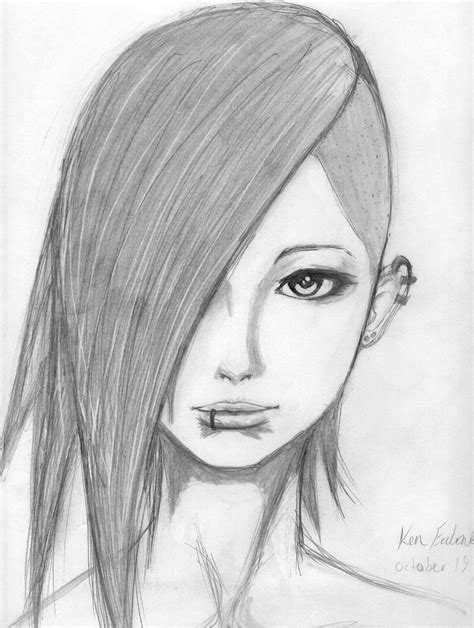 Cool Punk Girl By Okami No Chi On Deviantart