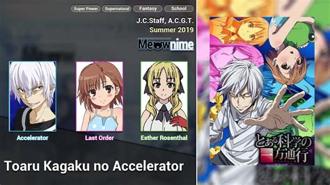 Download Anime Toaru Kagaku No Accelerator Batch Sub Indo Anibatch
