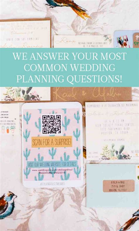 The 20 Most Common Questions About Wedding Planning—answered Martha