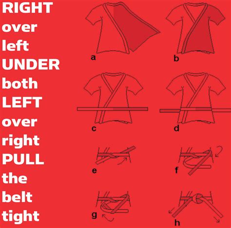 How To Tie Your Karate Uniform And Belt Academy Of Martial Arts In
