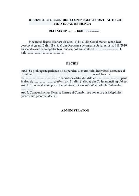 PDF Decizie Prelungire Suspendare A CIM Crester Copil Pana La Ani Model DOKUMEN TIPS