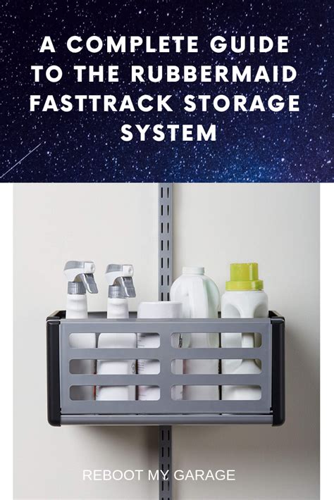 It provides the perfect place to stash sponges, gloves, and scrubbers. A Complete Guide to the RubberMaid FastTrack Storage ...
