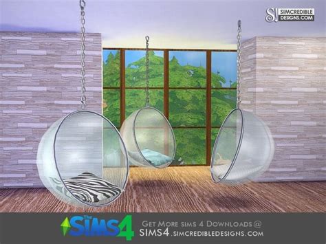 Simcredibles Terrace Bubble Chair Sims 4 Sims Sims 4 Tsr
