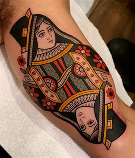 25 Fantastic Queen Of Hearts Tattoos Ideas And Designs