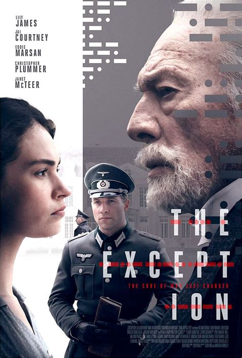 The film stars jai courtney, lily james, janet mcteer, and christopher plummer. The Exception (2016) Movie poster #The_Exception | The ...