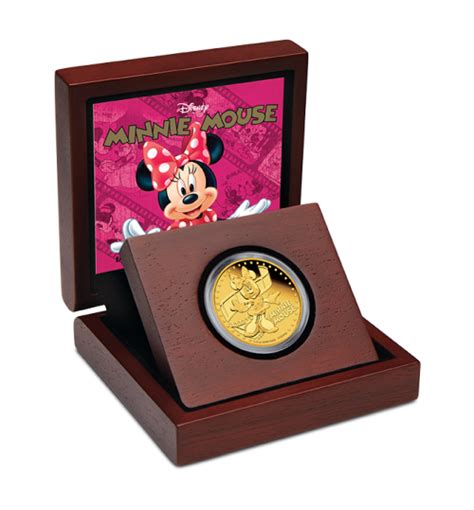 2014 14 Oz Gold Coin Disney Mickey And Friends Minnie Mouse