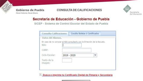Imprimir Certificado De Secundaria Sep Puebla Mide