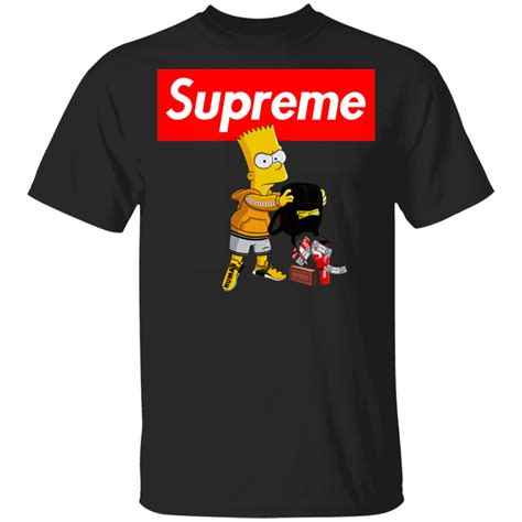 Bart Simpson Supreme Gucci Shirt Youth T Shirt