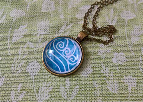 Avatar The Last Airbender Pendant Necklace Water Tribe Pendant Etsy