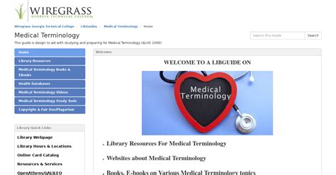 Medical Terminology Study Tools Medical Terminology Libguides At