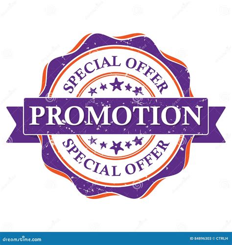 Promotion Special Offer Business Printable Stamp Stock Vector