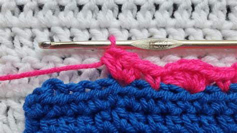 Photo Tutorial How To Crochet Half Double Crochet Shell Stitch