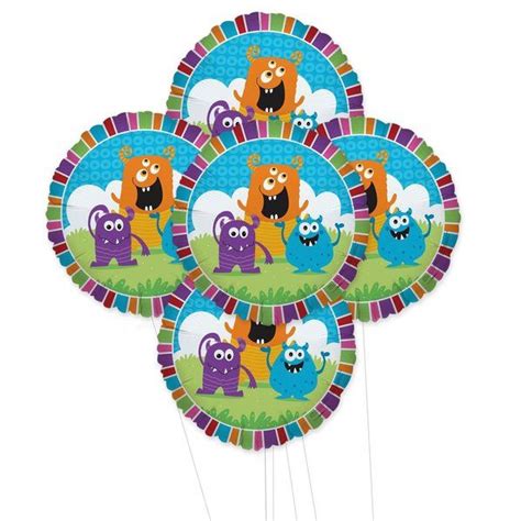 Check Out Monsters 5pc Foil Balloon Kit From Birthday In A Box