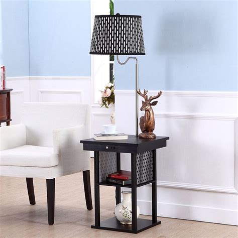 End Tables With Built In Lamps Table Lamps For Bedroom Lamps Living