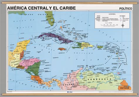 America Central Y El Caribe Politico David Rumsey Historical Map | My