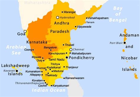 Map of karnataka, andhra pradesh, tamil nadu and kerala. Why Cauvery Water Sharing Is Not Just A Simple Case Of Allocation Between Tamil Nadu And Karnataka