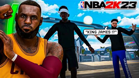 Prime Lebron James Build Returns To Park Crazy Contact Dunks Nba