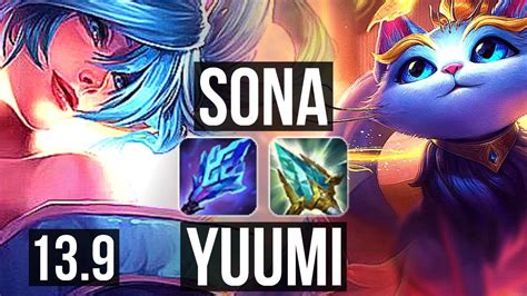 SONA Kai Sa Vs YUUMI Varus SUP 4 0 10 300 Games KR Diamond