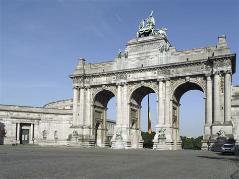 Triumphal Arch In The Parc Du Cinquantenaire Brussels Be Flickr