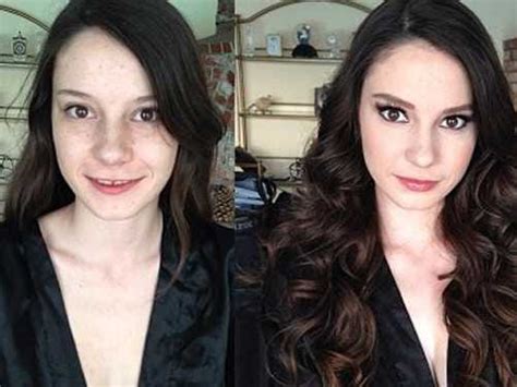 Porn Stars Incredible Before And After Make Up Transformations