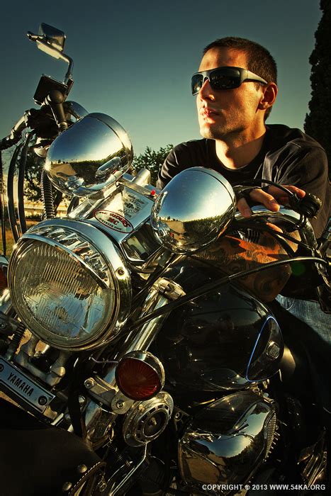 Biker Man Portrait Motorcycle Lifestyles 54ka Photo Blog