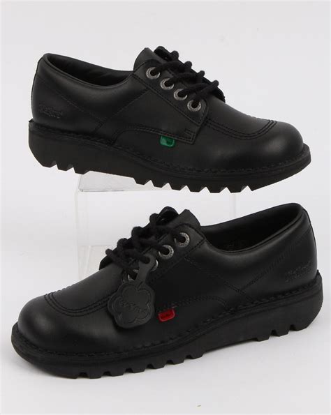 Kickers Kick Lo Shoes Black 80s Casual Classics