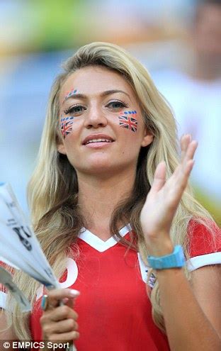 Winking soccer female with italian flag. Female football fans battle it out to be crowned queens of the World Cup | Daily Mail Online