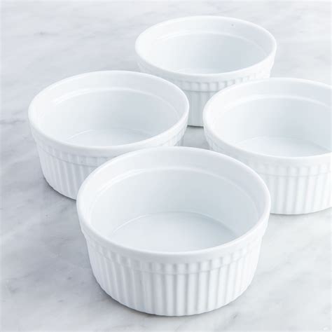 Ksp Basics Porcelain Ramekin Set Of 4 White Kitchen Stuff Plus