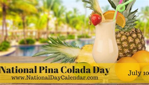 National Pina Colada Day South Coast Sun