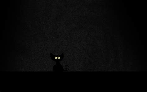 Eyes Minimalism Black Cat Hd Wallpaper Wallpaper Flare