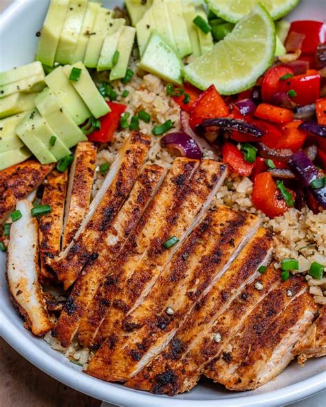 Chicken And Cauliflower Rice Bowls Are Quick And Perfect For Meal