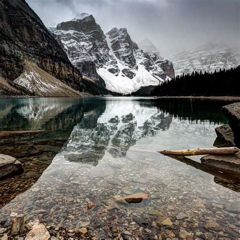 Moraine Lake Wallpaper 4k Clear Water Landscape Canada