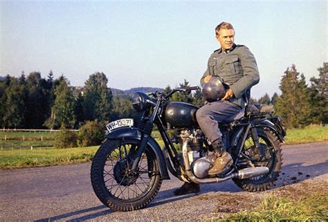 It is one of at least three tr6r models used in production of the 1963 steve mcqueen classic. Steve McQueen | The Great Escape | 1963 | as Hilts 'The ...