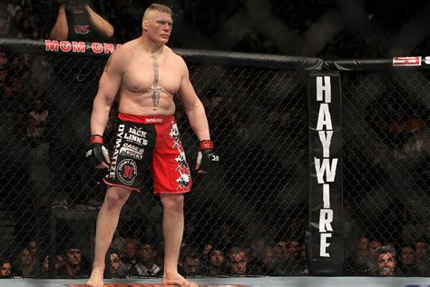 Former ufc heavyweight champion brock lesnar in attendance during the ufc 184 event at staples center on february 28, 2015 in los angeles. Brock Lesnar's Shocking UFC Return Is Years Too Late and ...