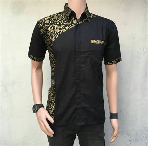 Model baju gamis kombinasi brokat untuk tampil lebih mewah 9. Baju Seragam Batik Pria Kemeja Batik Baju Kerja Murah ...