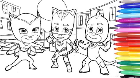 Printable Coloring Pages For Pj Masks Coloring Page Blog