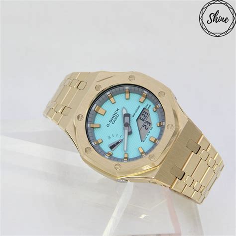 Tiffany Blue Dial Casioak Custom Watch Casio G Shock Etsy