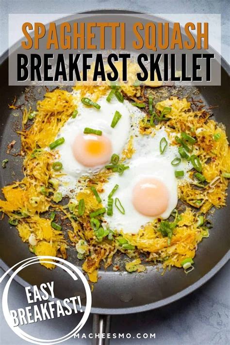 Spaghetti Squash Breakfast Skillet Recipe Healthy Egg Recipes