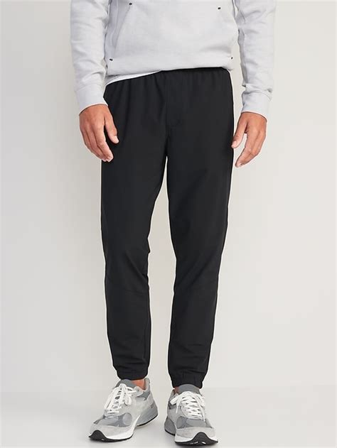 Go Dry Warp Knit Nylon Tapered Jogger Pants For Men Old Navy
