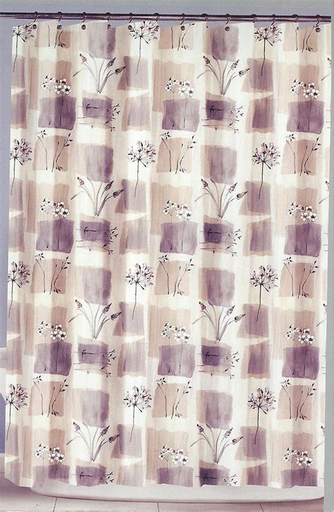 Excell Home Fashions Camillesand Floral Fabric Shower
