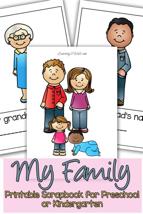 Round out your collection of clipart showing the families of today with all three of my diverse families clipart sets for a total of 194 graphics!included in this bundle are the following combinations: My Family Preschool Theme Scrapbook | Preschool family ...