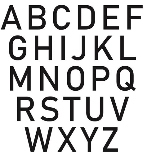 Printable Uppercase Alphabet