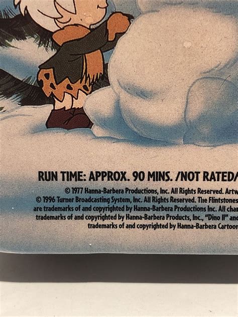 A Flintstone Christmas Vhs 1997 For Sale Online Ebay