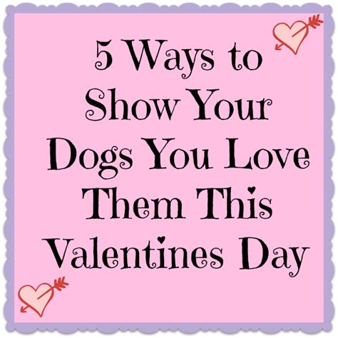 5 Ways To Show Your Dogs You Love Them This Valentines Day