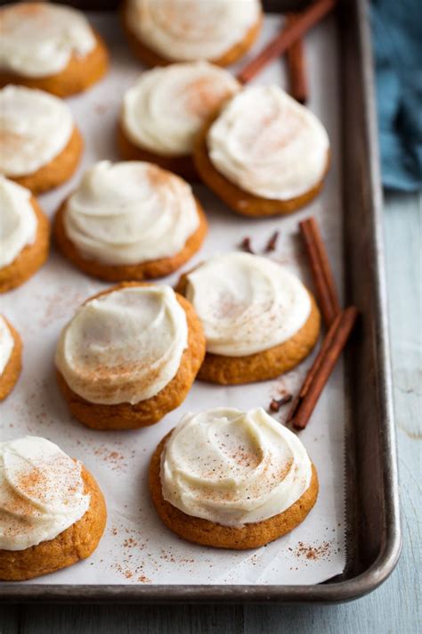 Pumpkin Cookies With Cream Cheese Frosting Cooking Classy