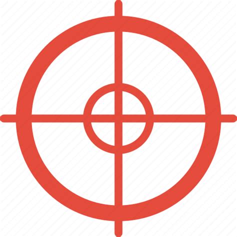 Crosshair Gun Scope Sights Target Weaponary Icon