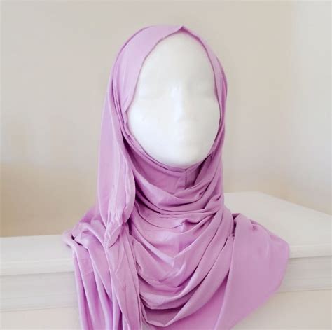 instant jersey hijab slip on hijab pull on scarf premium etsy